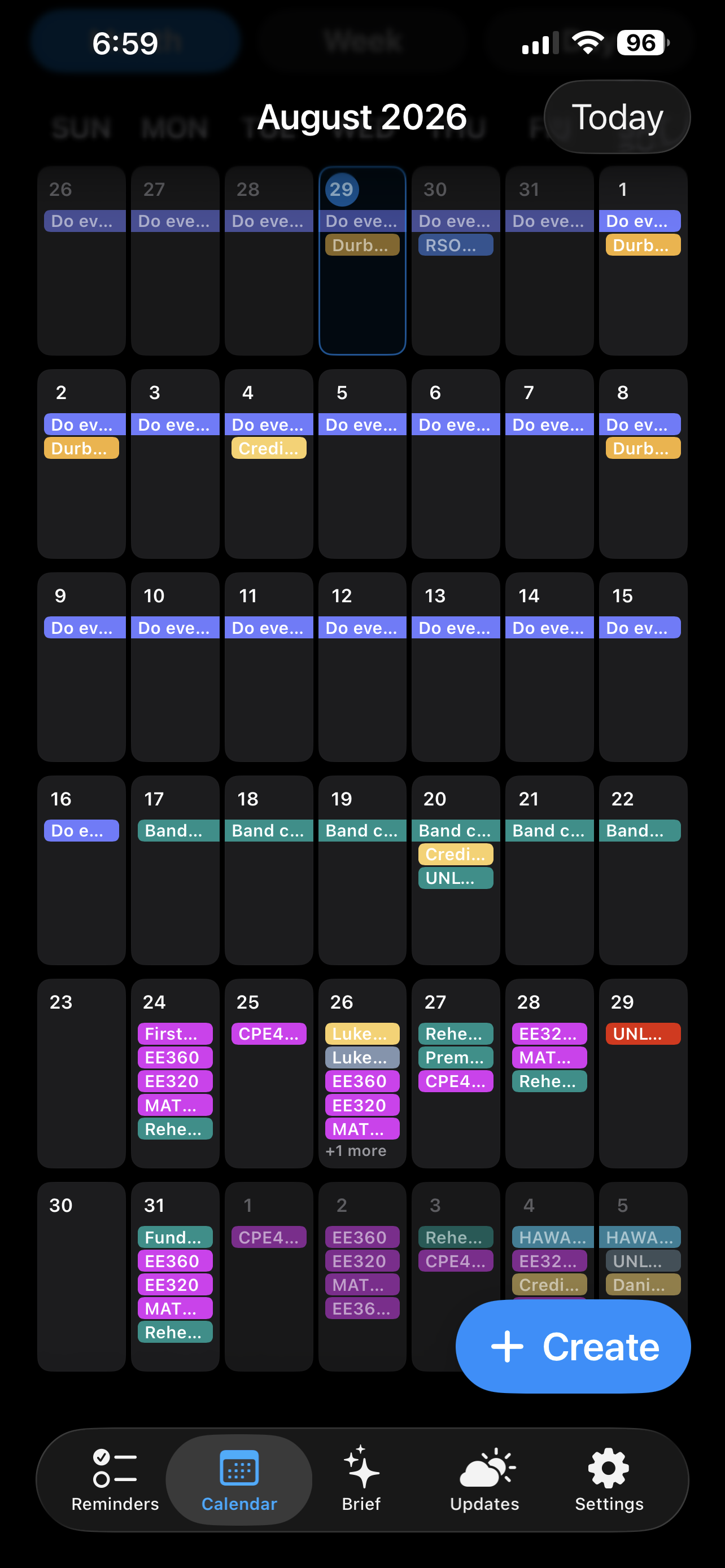 Eddie Calendar on July 29, 2026